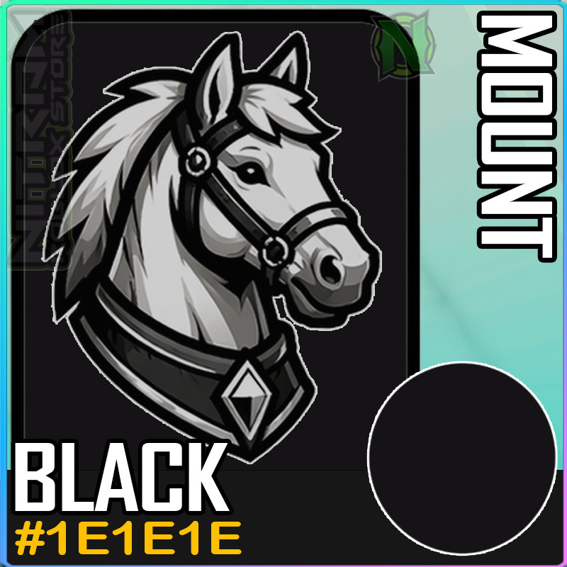 World Zero WZ - COSMETICS - #1E1E1E (BLACK) - MOUNTS