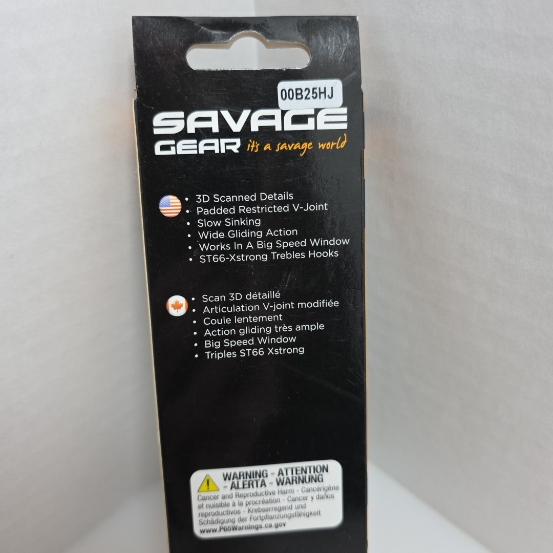 SAVAGE GEAR 3D SHINE GLIDE 5.25”. 1oz. SLOW SINKING Bone Swim bait Lure