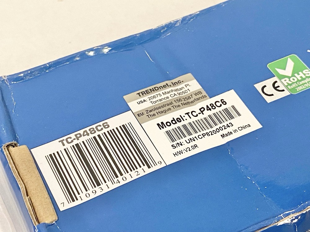 TRENDNET CAT.6 PATCH PANEL TC-P48C6