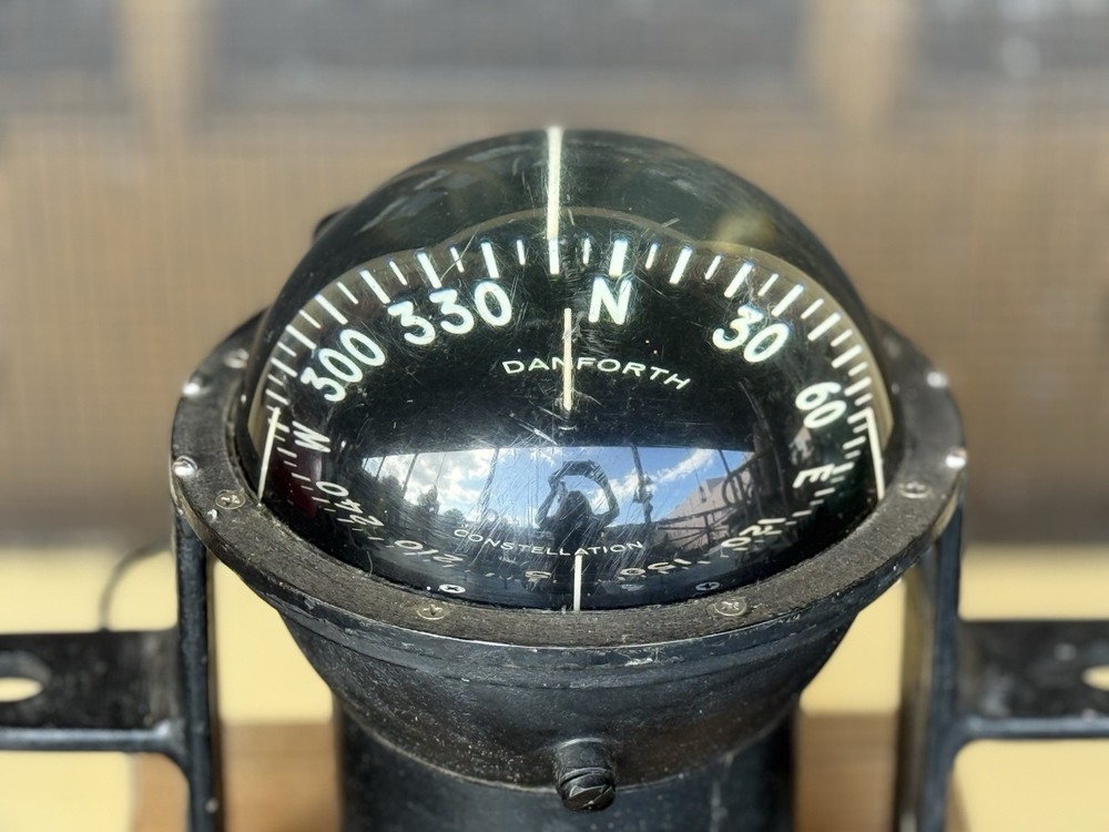 Vintage DANFORTH CONSTELLATION Ships Binnacle Compass