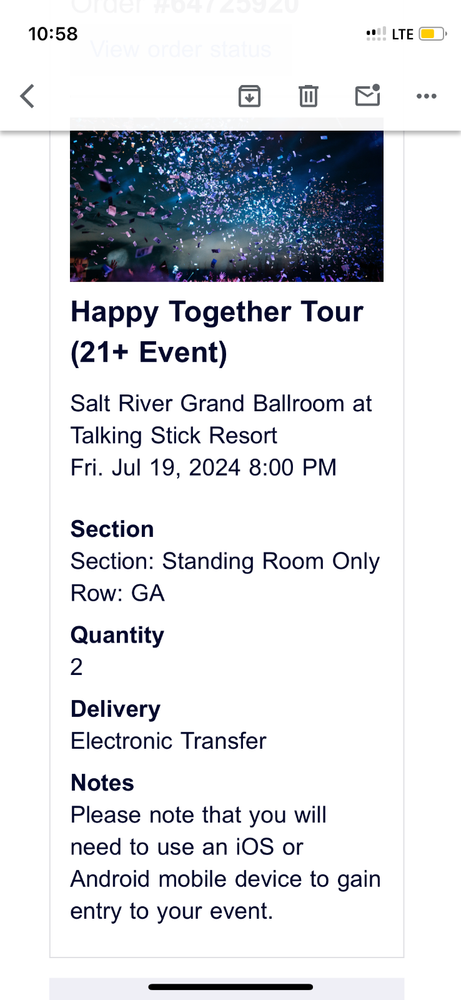 Happy Together Tour tickets