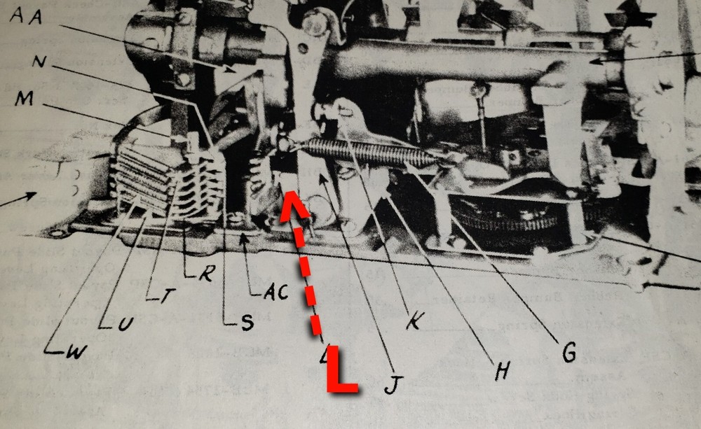 ORIGINAL MILLS PAYOUT SLIDE PUSHBAR GUIDE MLB7649 #L700