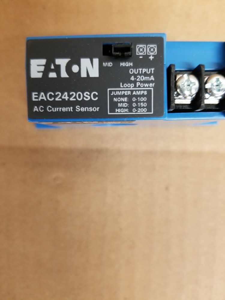 Eaton EAC2420SC AC Current Sensor 24 VDC loop , powered w/ solid-core housing