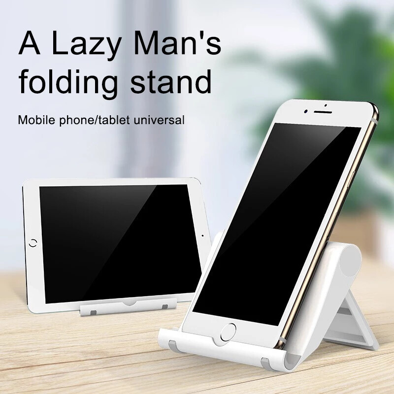 2 Pack Universal Foldable Desk Cell Phone Holder Mount Stand for Samsung iPhone