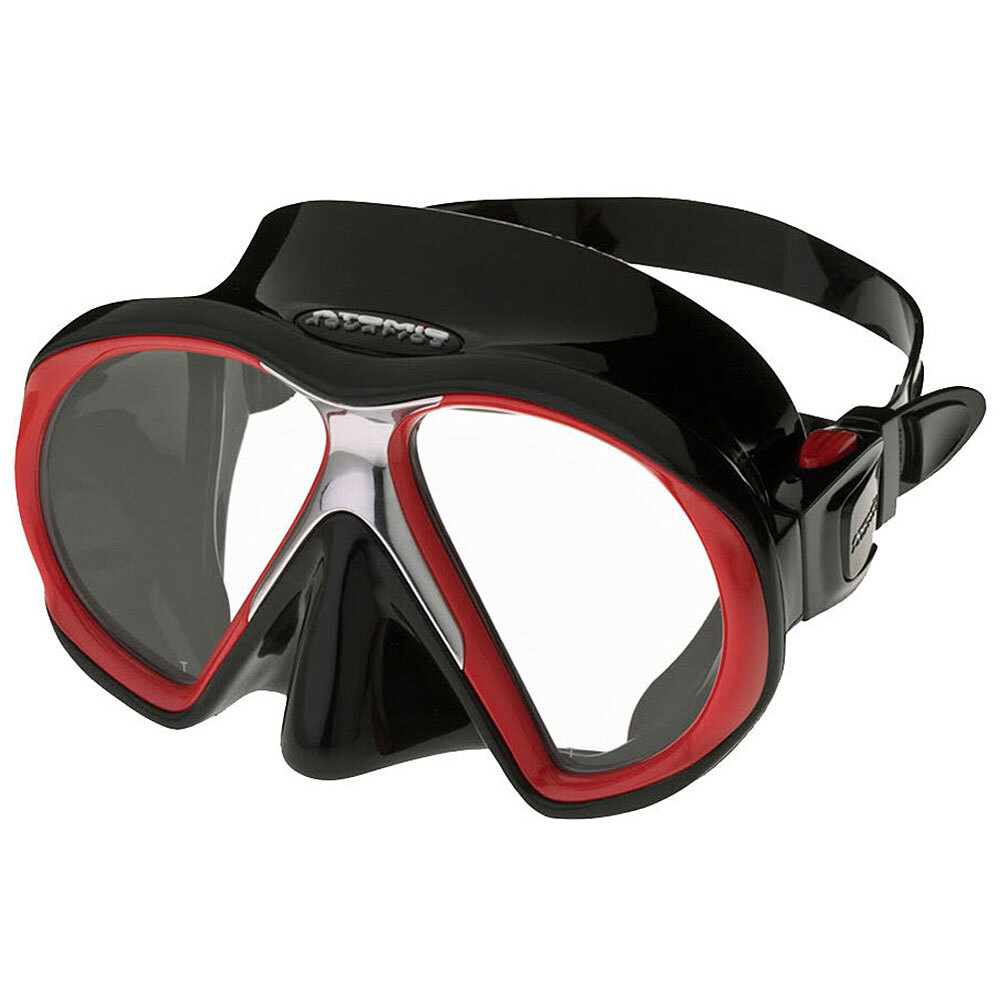 Atomic Aquatics SubFrame Black Skirt Dive Mask