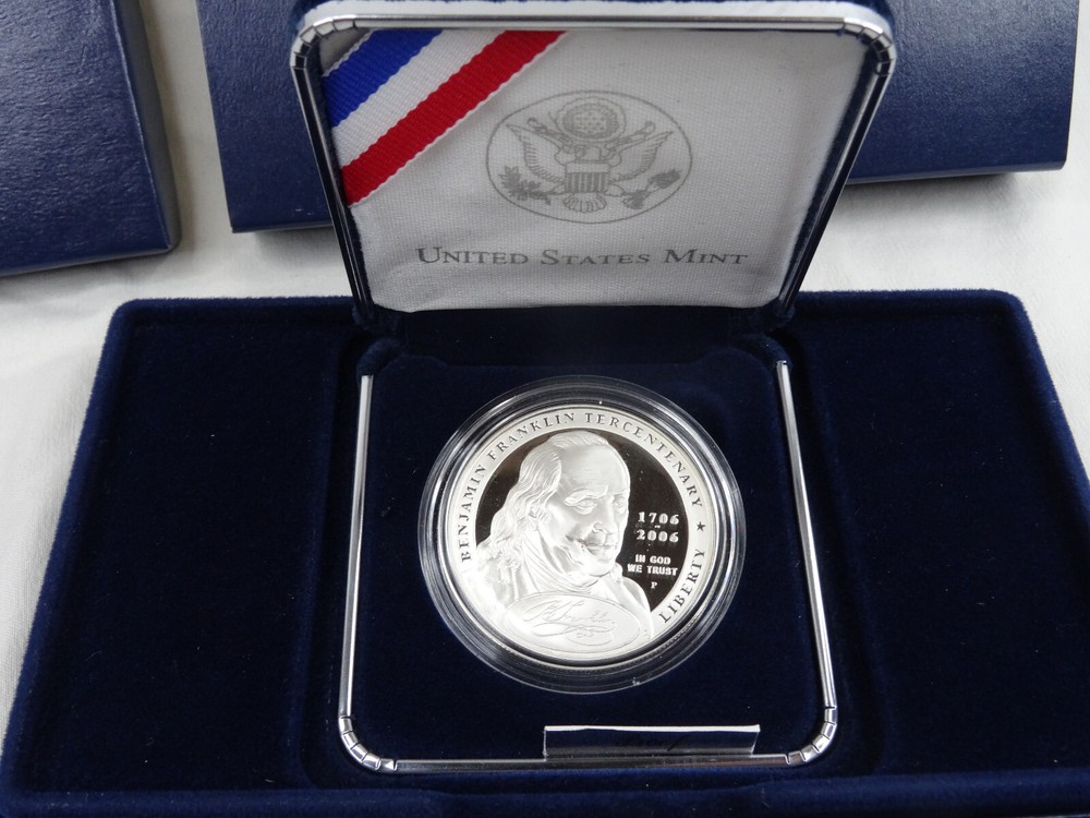 2006-P Benjamin Franklin Proof Silver Dollar US Mint Founding Father US Mint BN3