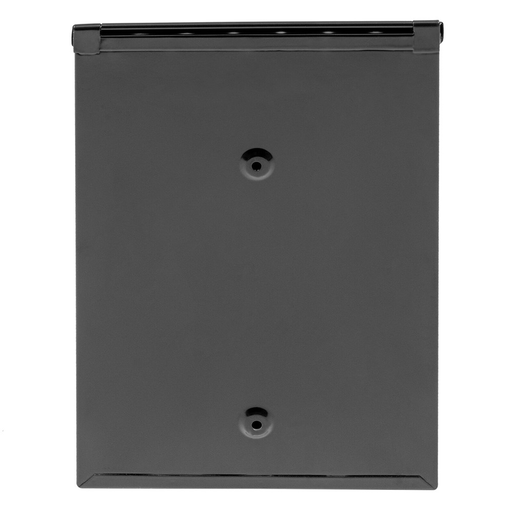 Modern Outdoor Mailbox with Key Lock Rust-resistant Wall-Mount Mailbox Mail Box