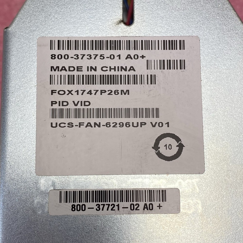 Cisco 800-37375-01 A0+ Server Fan