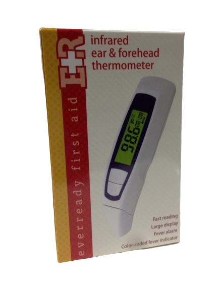 Ever Ready Infrared Ear & Forehead Thermometer LED Display