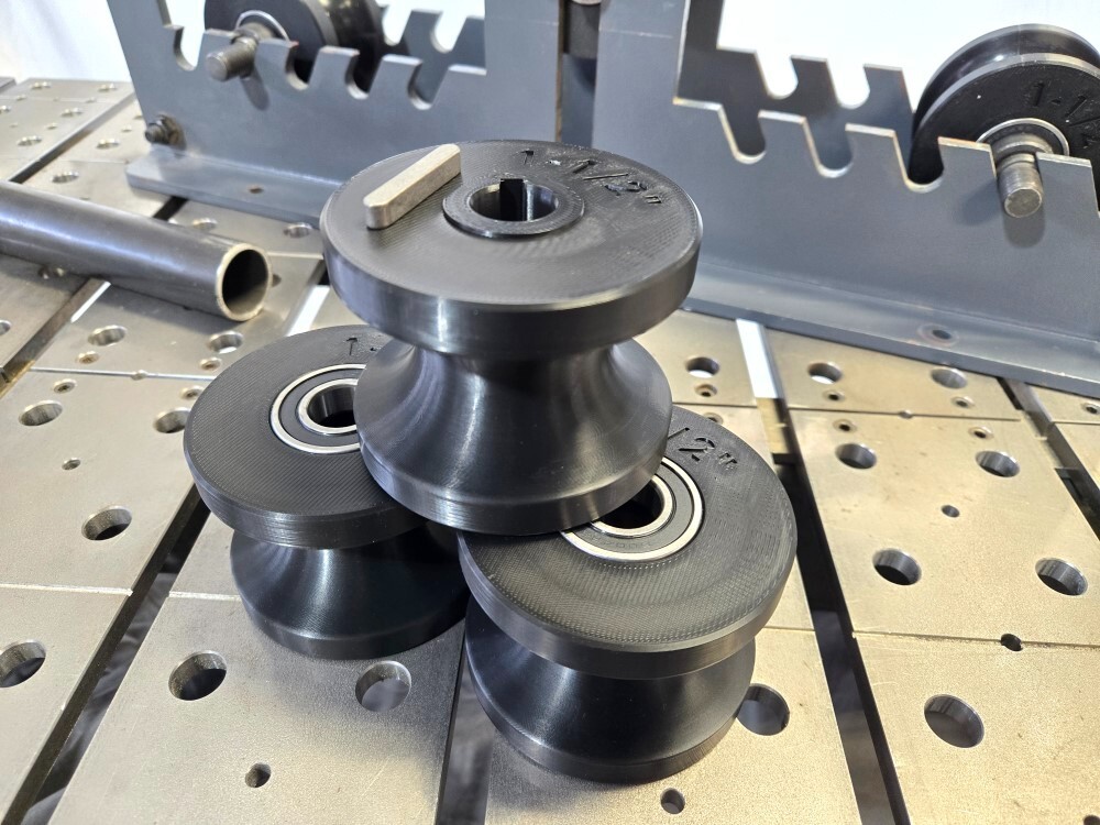 TR60 Tube Roller Dies, 1-1/4” Round Tubing for TR-60 Bender, Full Set