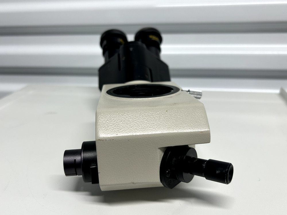 Nikon Microscope Binocular Head with Trinocular Port, Binos - Broken