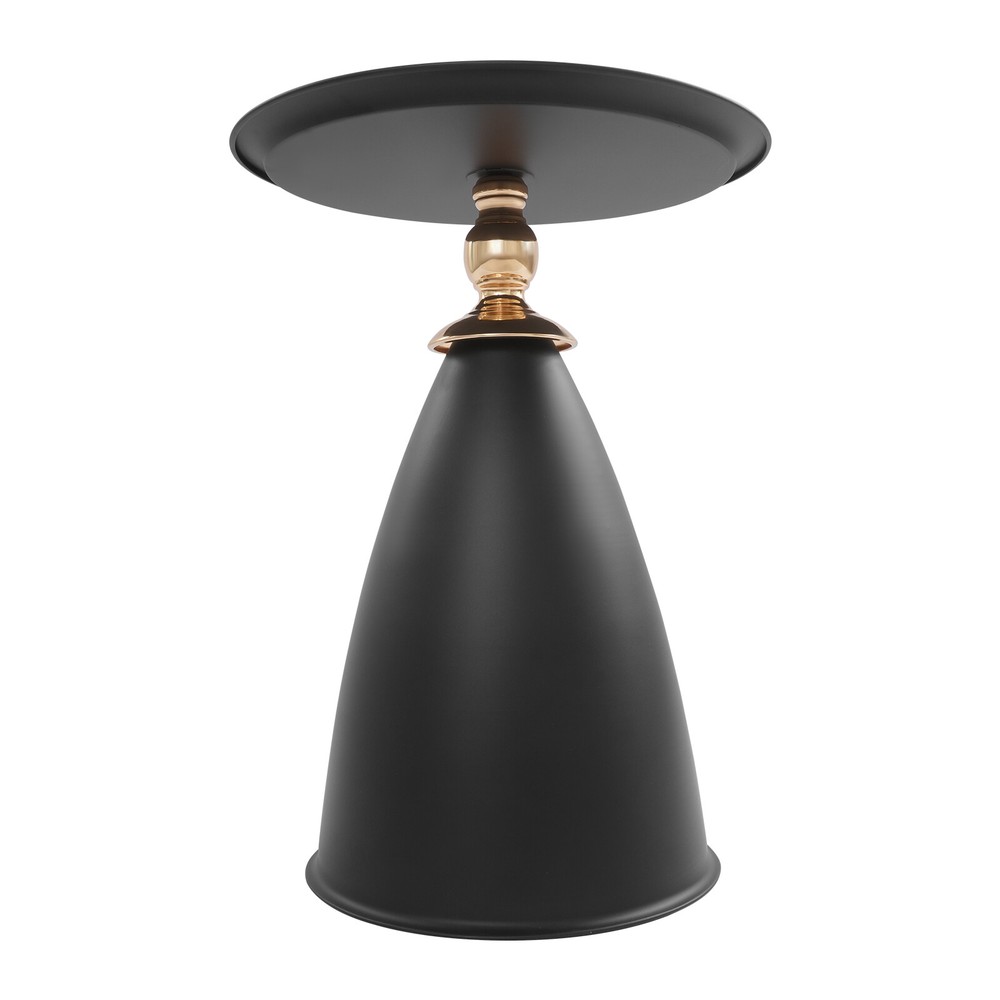 Small Round Side Table, Iron Side Table for Small Spaces, Modern Couch End Table