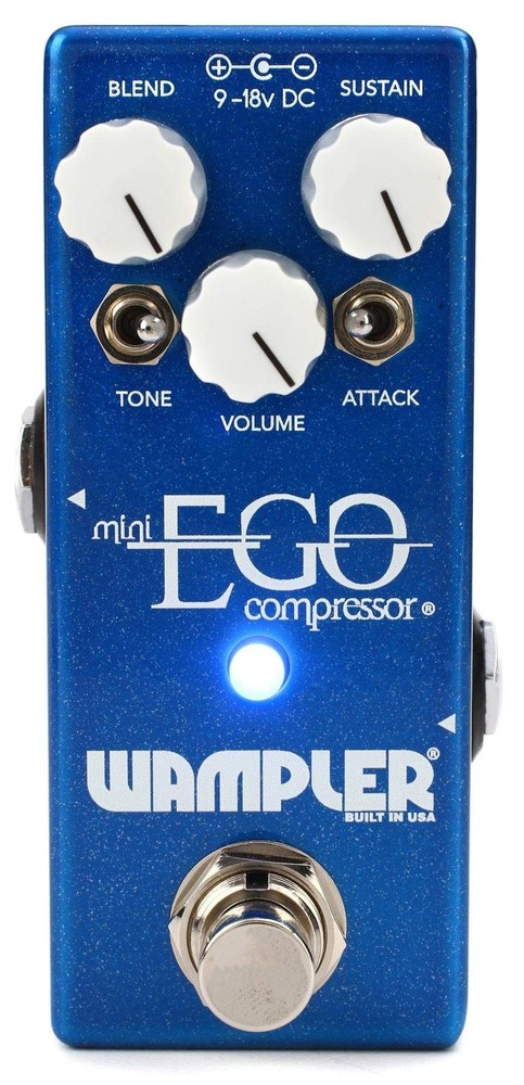 Wampler Mini Ego Compressor Guitar Effects Pedal Mini Ego Compressor Version 1