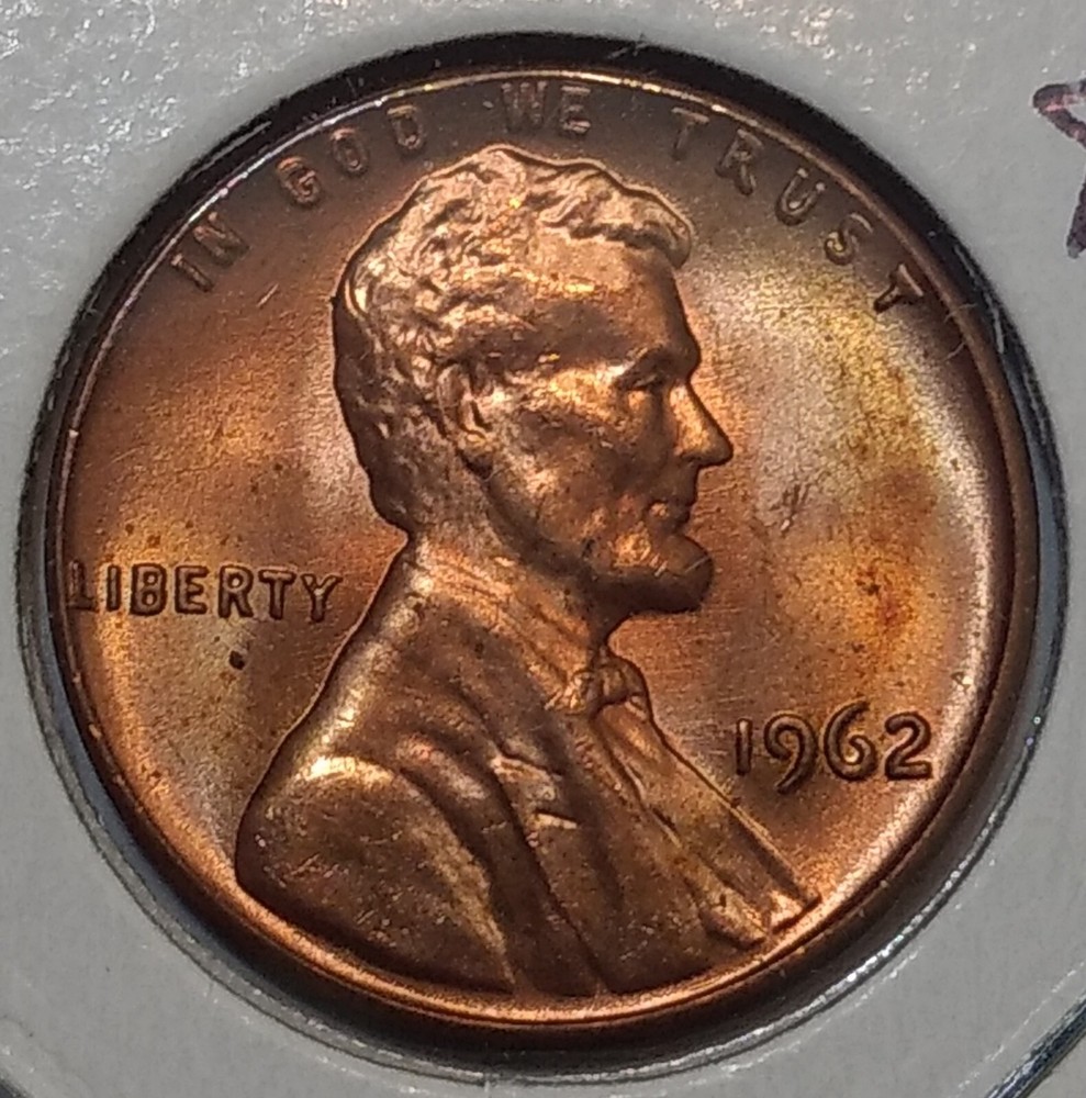 1962 Choice to Gem Mint State RB ~ Toned