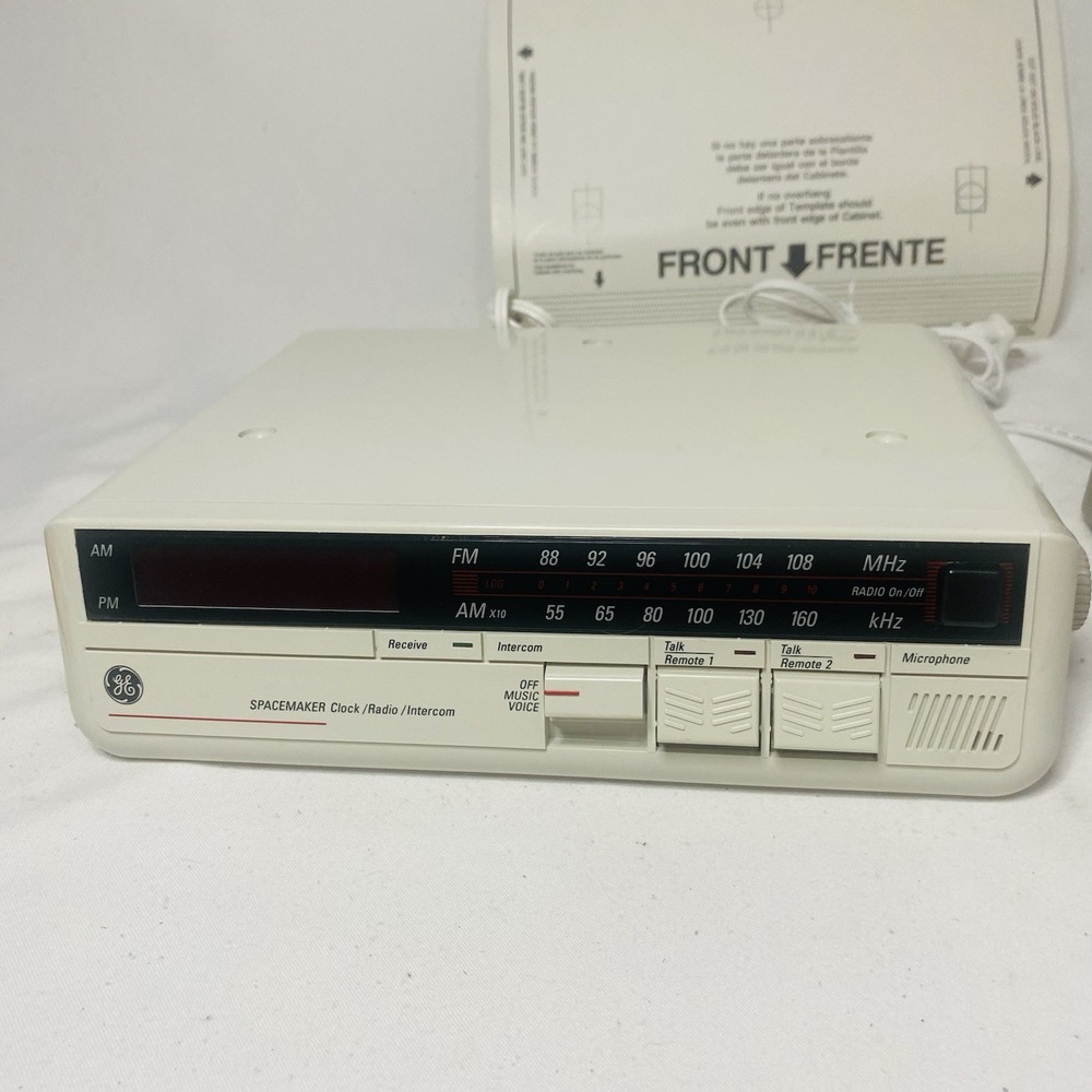 GE Spacemaker 7-4295 & 7-4296 Accessory Remote Unit W/ Wireless Intercom System