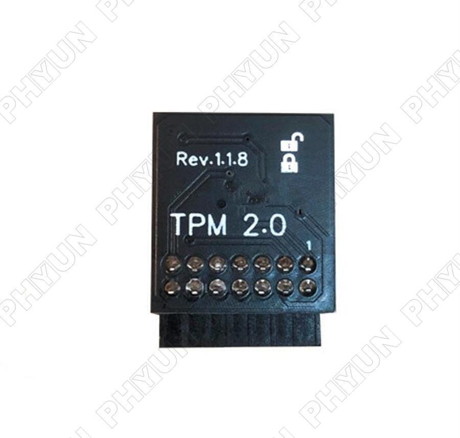 TPM 2.0 Security Module Trusted Platform Module 14-Pin For MSI 14PIN LPC MS-4136
