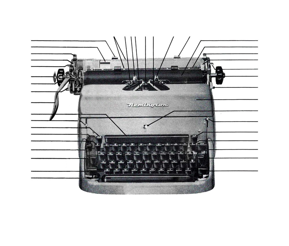 Remington Super Riter Typewriter User Instruction Manual