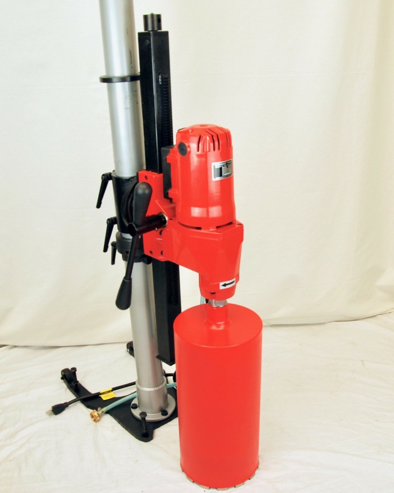 DRILL ANY ANGLE BLUEROCK 8Z1 TEL Telescoping Stand Concrete Core Drill NEW