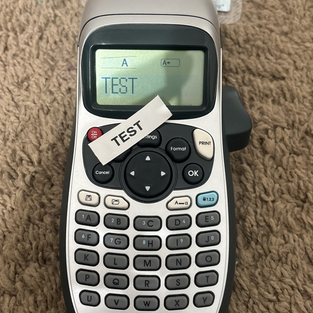 Dymo Letra Tag LT-100 Label Maker & Printer Portable Thermal Printer Plus Refill