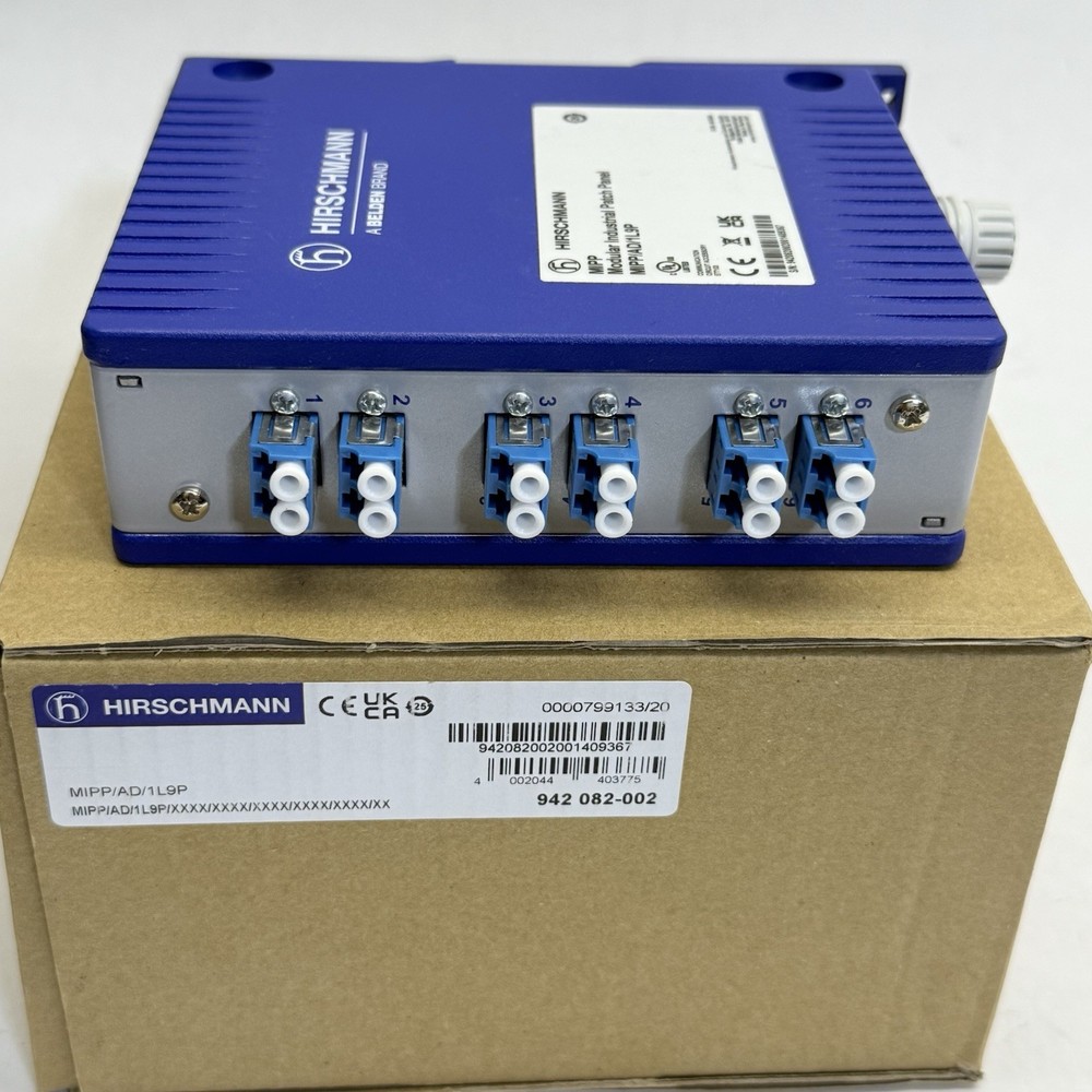 HIRSCHMANN MODULAR INDUSTRIAL PATCH PANEL MIPP/AD/1L9P