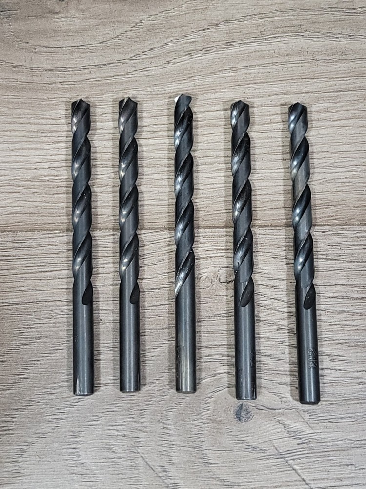 5ea C-L HS USA DRILL MACHINIST BITS 5/16" EUC