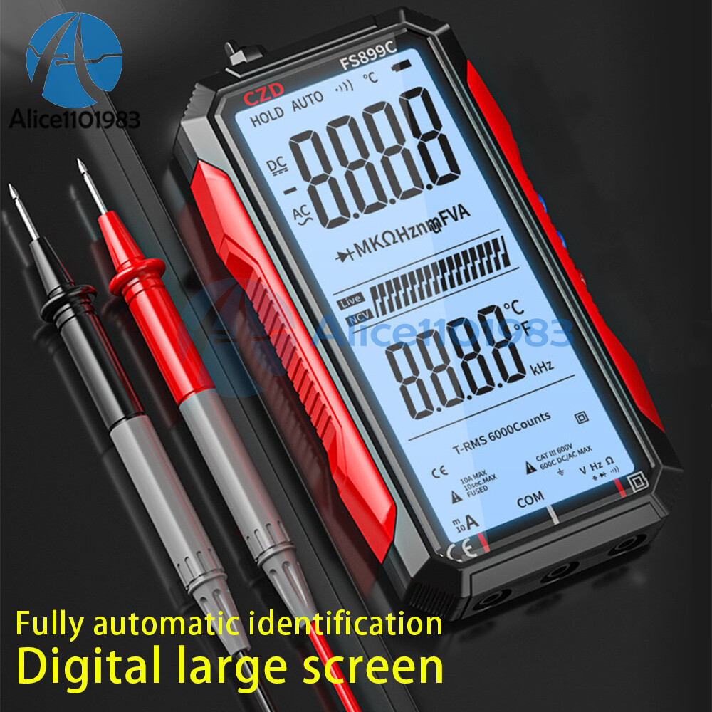 CZD-FS899C Digital Multimeter Auto AC/DC Voltage Current Frequency Meter