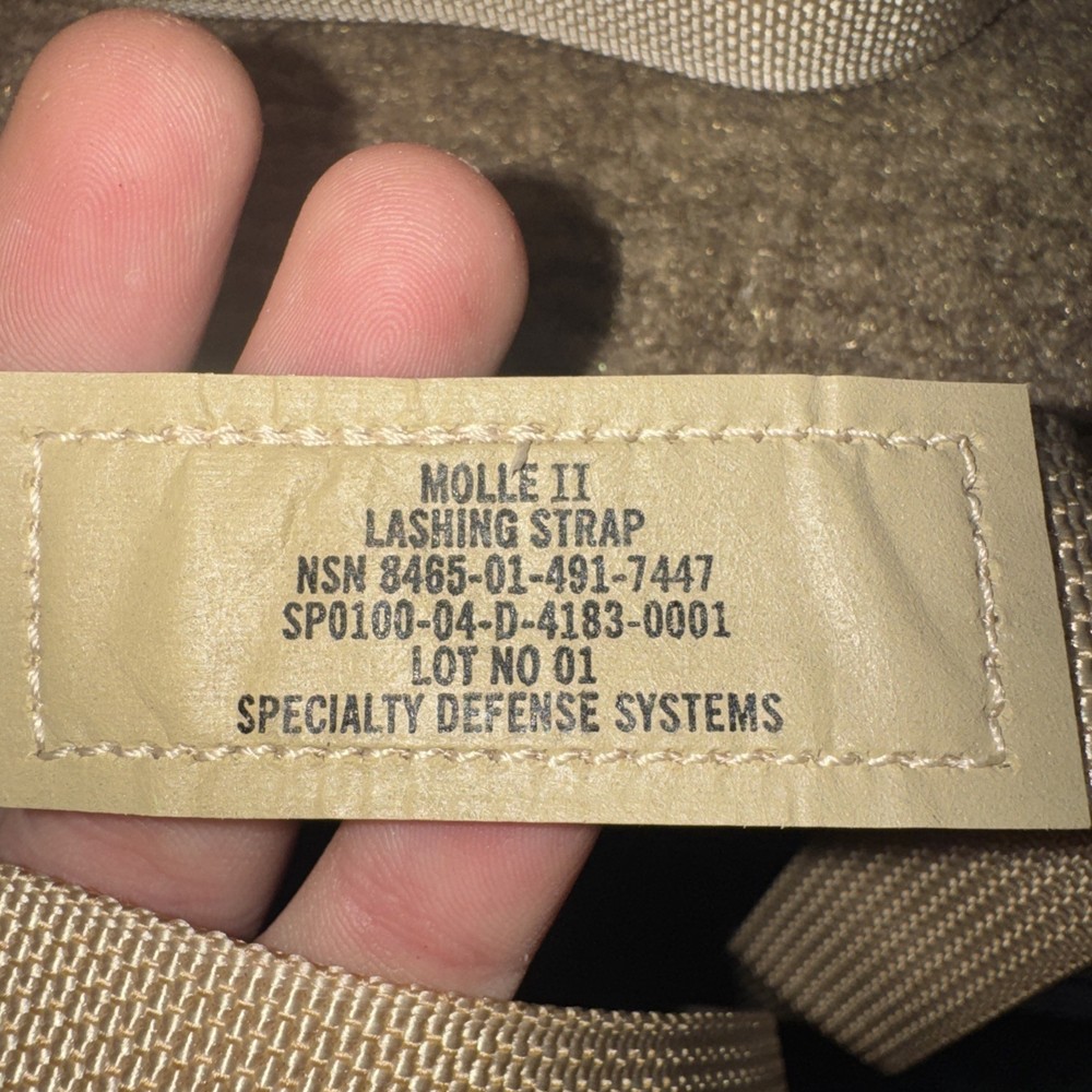 2 Molle 2 Lashing Straps Quick Release Buckle
