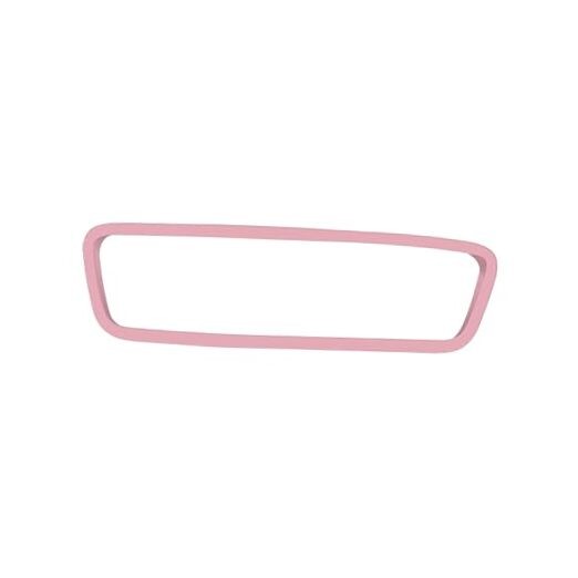 Car Rear View Mirror Protector Frame, Silicone Auto Rearview Edge Pink