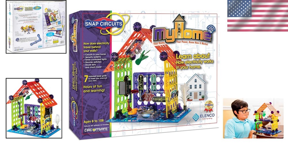 Color-Coded Electronics Building Kit for Kids - Fun STEM Learning 8 +