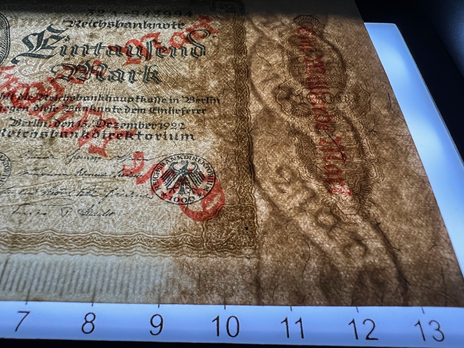 1922 German 1 Billion Mark Banknote WW1 Military Inflation Fascist Hitler Nazi