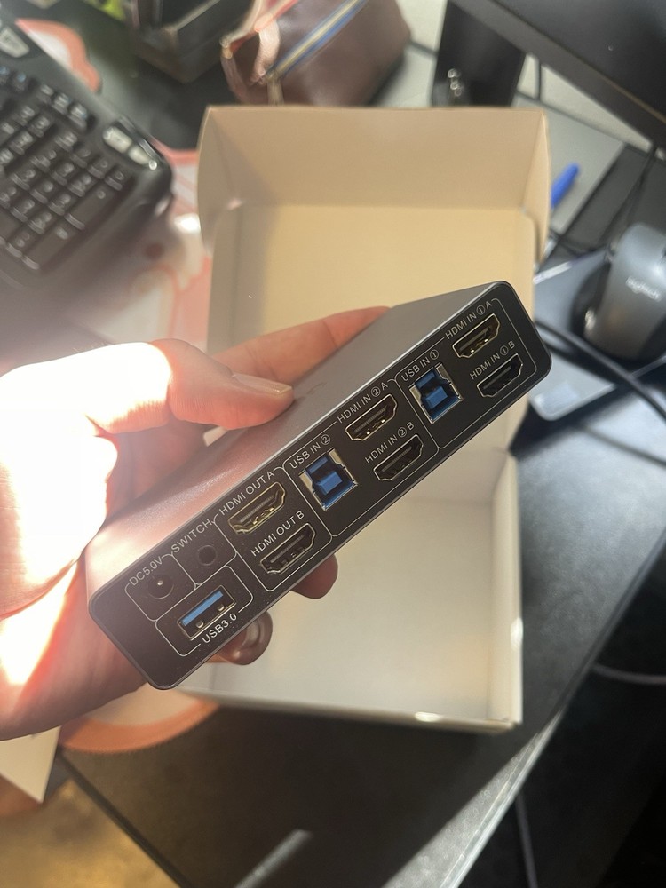 Unitek KVM Switch USB 3.0 HDMI 2 in 2 out