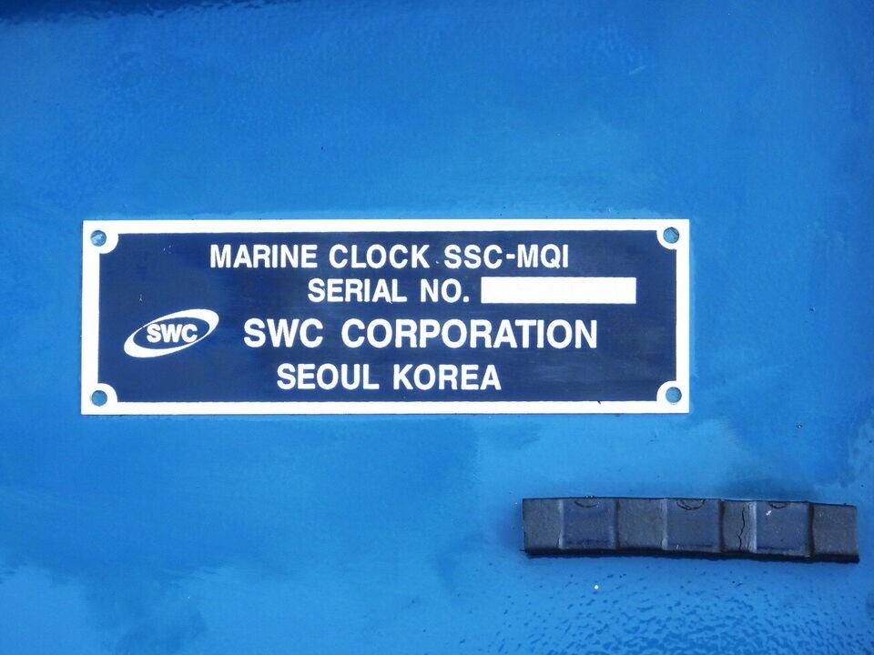 SWC CORP. SSC-MQI KAPPA SHIPS MARINE NAVIGATION MASTER SLAVE CONTROLLER CLOCK