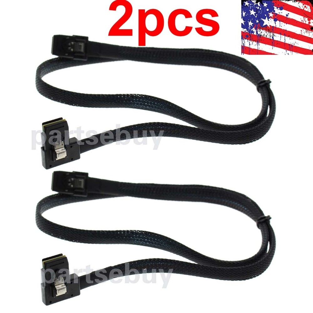 2pcs 0M246M SAS-A SAS-B Sata Raid Controller Cable For DELL PERC H700 R610 R710