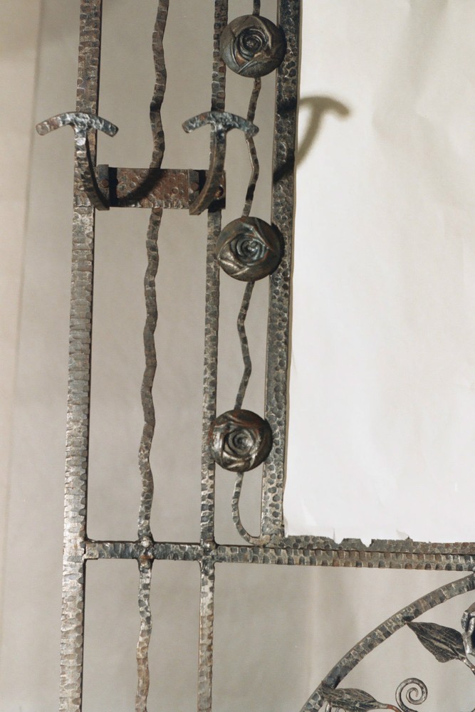 Art Deco Wrought Iron Hall Tree