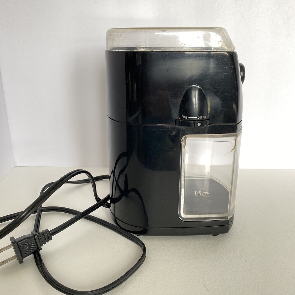 Melitta Electric Coffee Mill Grinder Kitchen Tool Model MEM1B Fine-Course WORKS