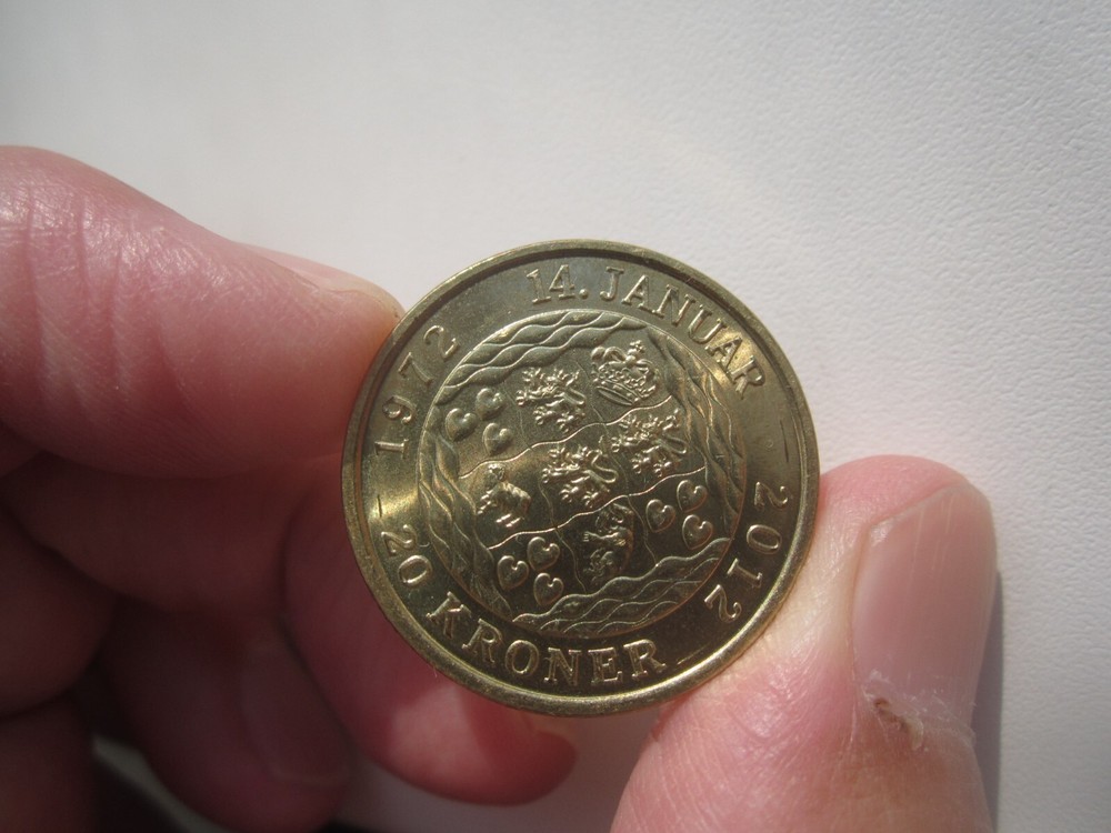2012 DENMARK 20 KRONER COMMEMORATIVE COIN