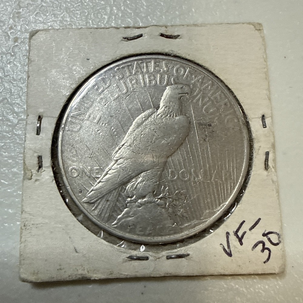1923-S Peace Dollar In VF Condition