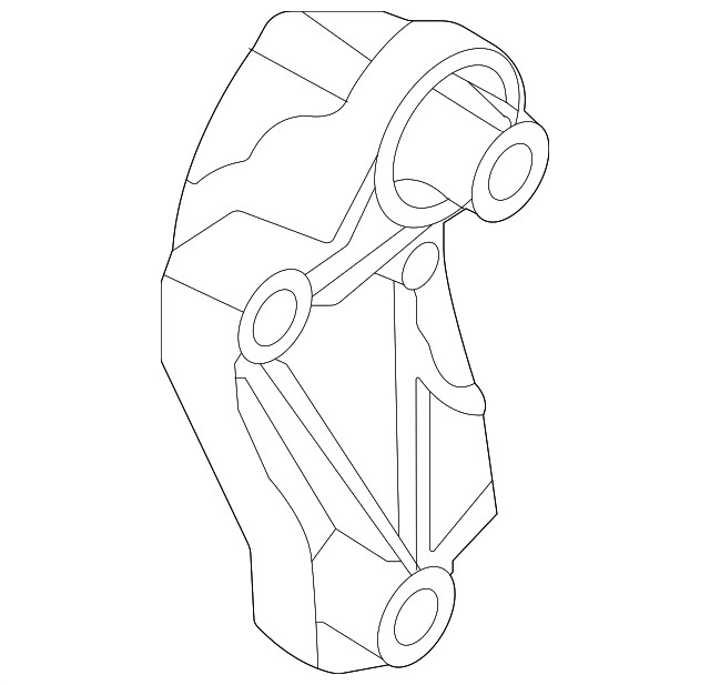 Genuine Volkswagen Mount Bracket 1EA-599-125-A