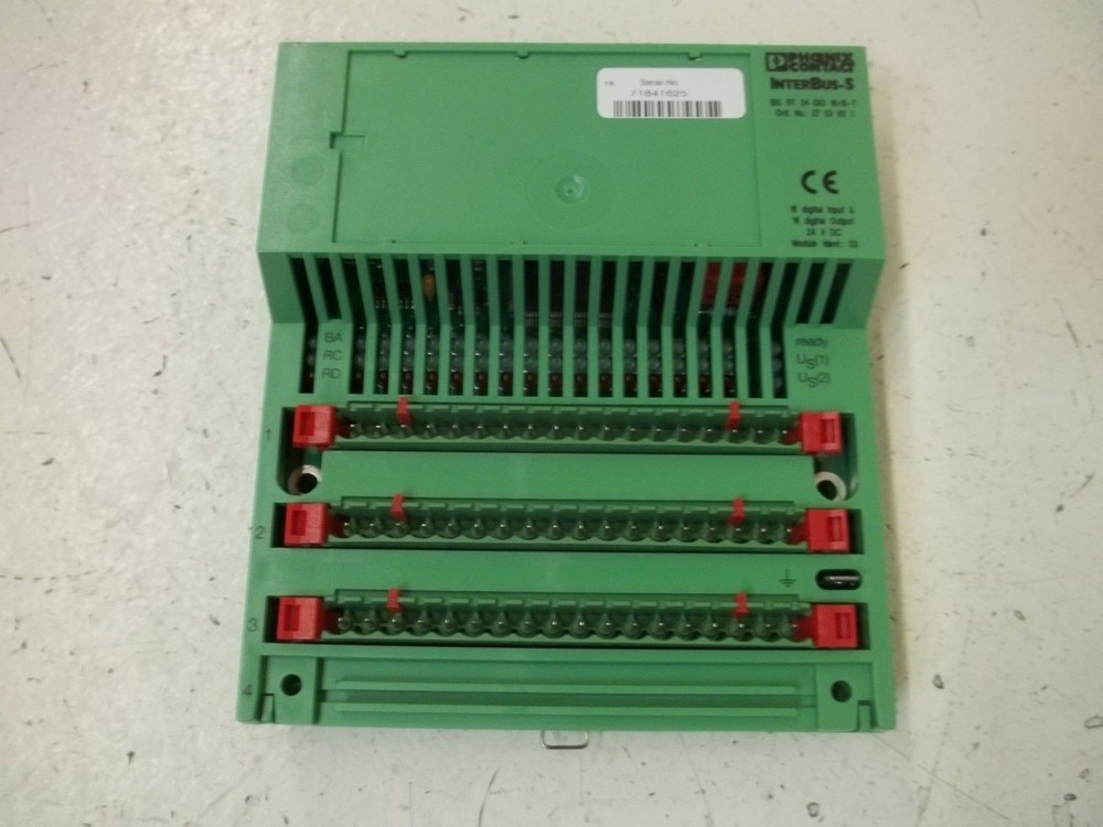 PHOENIX CONTACT IBRT24DIO16/16-T MODULE NSMP