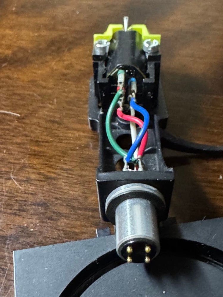 Shure M35S Cartridge w/ Technics Headshell - Tested Working