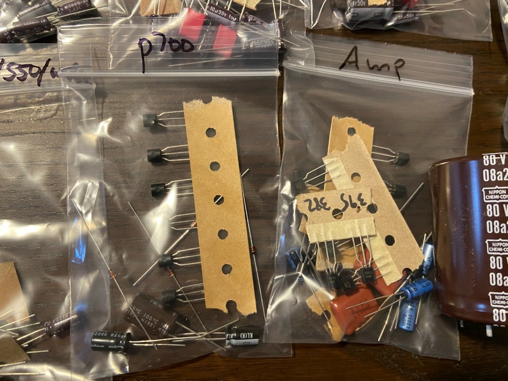 Marantz 2245 COMPLETE RECAP KIT Transistors Relay Main Filter Capacitors