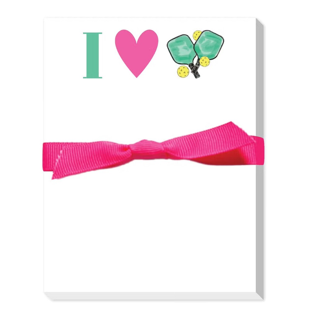 Pickleball Theme "Mini" Notepad - Great for taking notes on the go - 50 Sheets