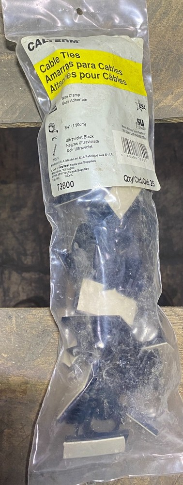 Calterm 3/4'' Cable Ties PN 73600 - 25 COUNT