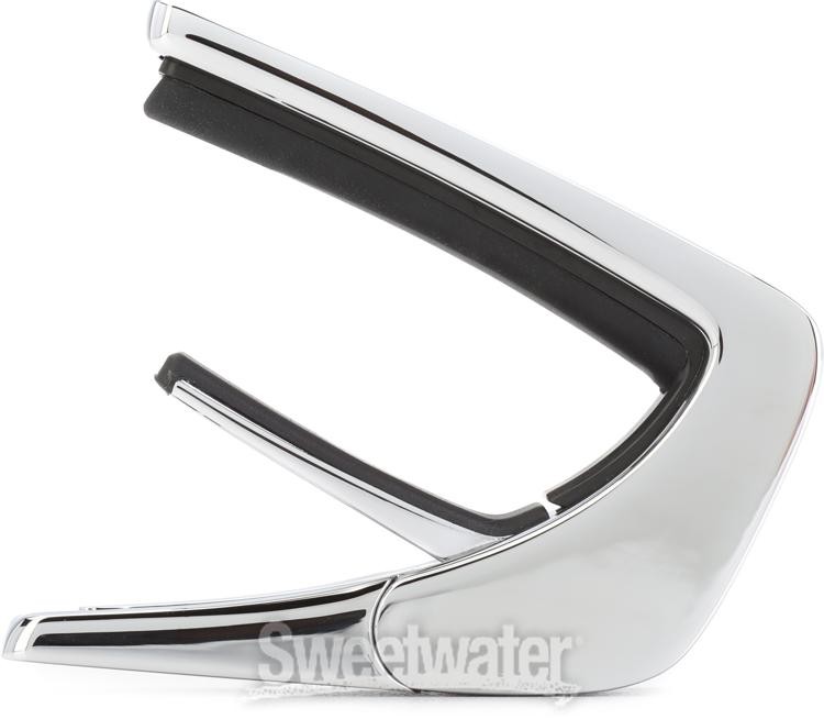 Thalia Shell Collection Capo - Chrome with Blue Abalone