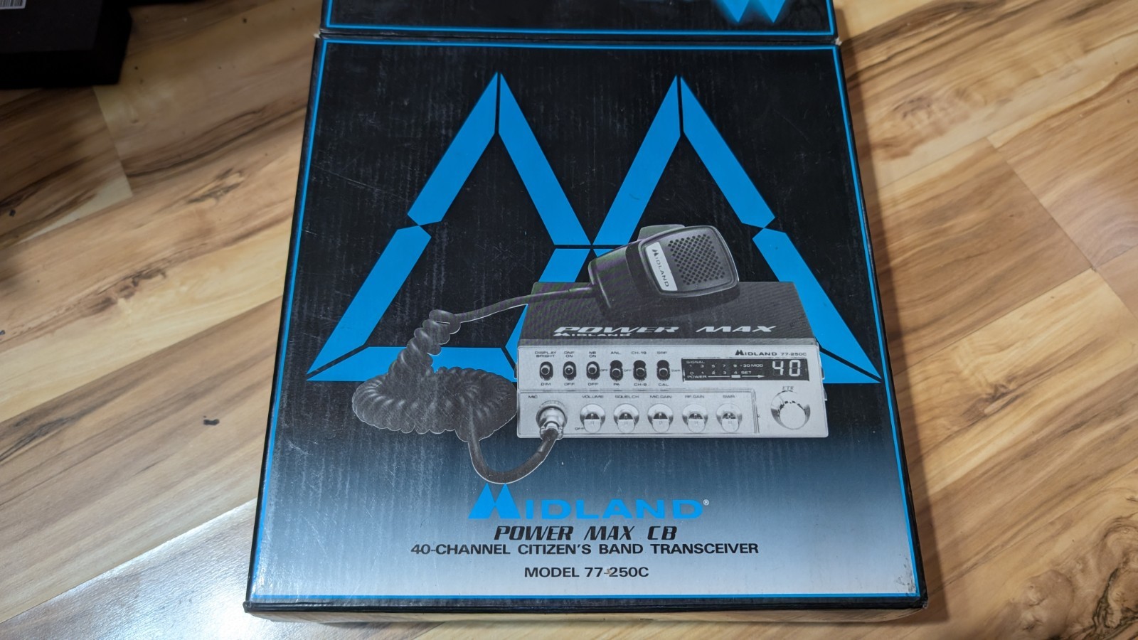 Midland Power Max 77-250c Peaked, Tuned Tested WATCH VIDEO w/Box