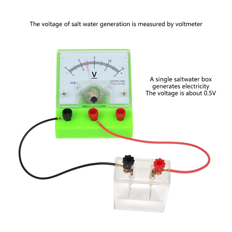 Saltwater Power Generation Experiment for Learning Physics Electricity Principle