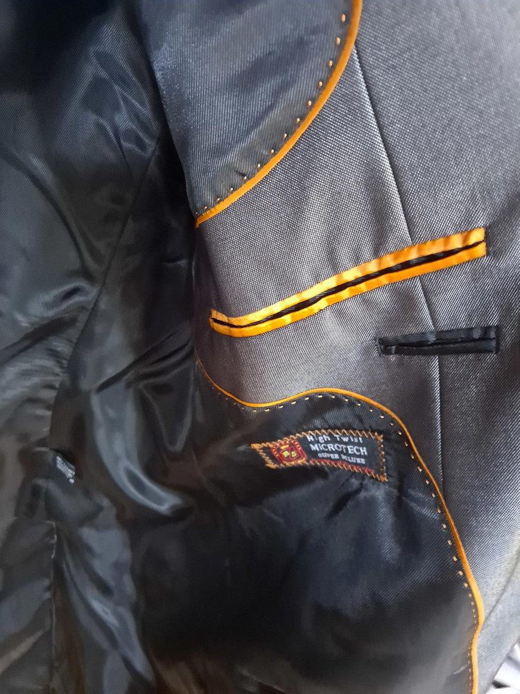 Circo La Mode Microtech Gray 3 Button Blazer