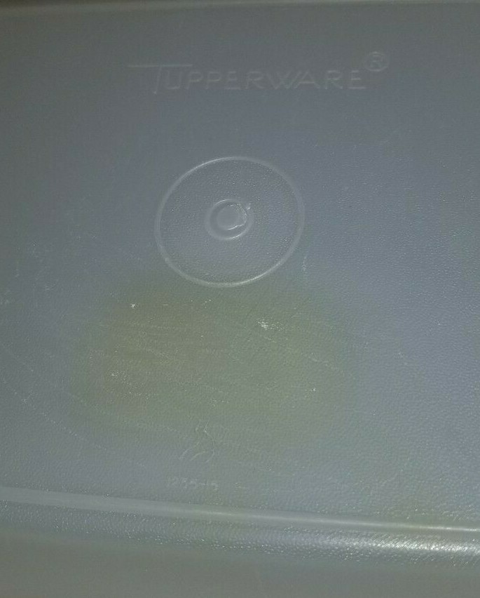 Vintage Tupperware brown lunchbox 5 Pieces NO HANDLE