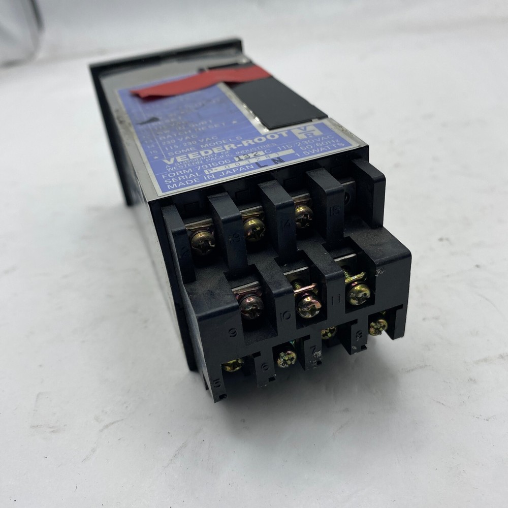 VEEDER-ROOT 791506-132C DIGITAL PREDETERMINING COUNTER MODULE 115/230VAC 🎯