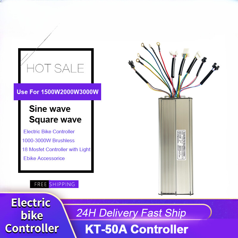 48V 50A Sinewave Squarewave Controller 56-90V 50A Electric Bike Controller